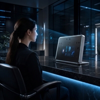 Analyseur de dépistage de santé intelligent portable alimenté par prise, doté d'une intelligence artificielle, construction en alliage d'aluminium, reconnaissance faciale sans contact