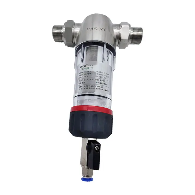 Water Softener with Stainless Steel Filter Household SS316 Water Pre-filter for Water Purification