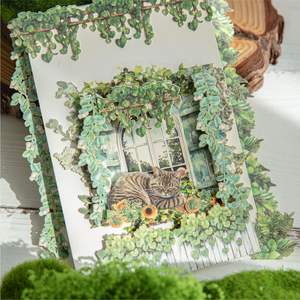 20 pegatinas por paquete, Serie Ramas de Flores Silvestres de Montaña, Paisaje Floral Natural, Pegatinas Decorativas para Cuadernos DIY - Product Image 2