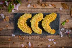 Tempura de citrouille pré-frite Tsukiji, collation végétalienne surgelée, goût sucré, paquet de 30 g pour <span class=keywords><strong>friteuse</strong></span> à air - Product Image 2