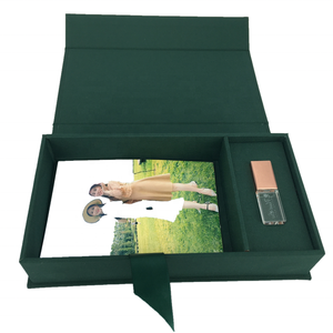 Custom Linen <strong>USB</strong> Photo <strong>Box</strong> and Crystal <strong>USB</strong> Flash Drive - Product Image 4