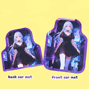Custom Universeel Gemakkelijk Te Reinigen Anime Auto Voetmatten Rubber Materiaal Grensoverschrijdend Toegankelijk - Product Image 3