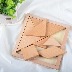 Juguetes apilables de madera, bloques de combinación de formas geométricas, bloques de construcción educativos para niños, material didáctico para guardería - Product Image 4