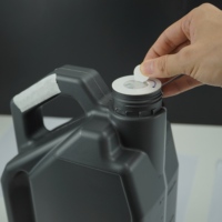 Tapa de plástico de 55 mm con boquilla para botella de aceite, a prueba de fugas, para reemplazo de boquilla de jarra de aceite de motor automotriz