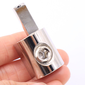 1/0 đo để 4 đo dây giảm tốc 2 cái âm thanh xe hơi điện/mặt đất amp đầu vào giảm tốc Bộ chuyển đổi đồng thau với mạ niken - Product Image 4