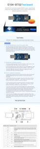 Ebyte E104-BT02-TB Low Power BLE Module Test Version <b>USB</b> Interface 2.4GHz Ble <b>to</b> <b>Serial</b> Port Module Test Board - Product Image 4