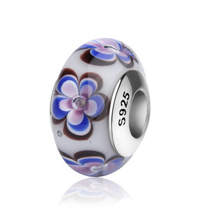 Oferta Especial: Abalorios de Cristal de <span class=keywords><strong>Murano</strong></span> para Joyería, Cuentas de Plata de Ley <span class=keywords><strong>925</strong></span> para Pulseras - Product Image 6