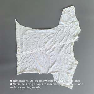 Trapos Industriales 100% Algodón, Blancos, Absorbentes de Aceite, para Limpieza de Camisetas, 5kg - Product Image 3