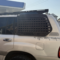 Accesorios Todoterreno 4x4, Marcos Protectores para Automóviles, Decoración, Protección, Armadura para Vidrio de Ventana Trasera para Toyota LC100