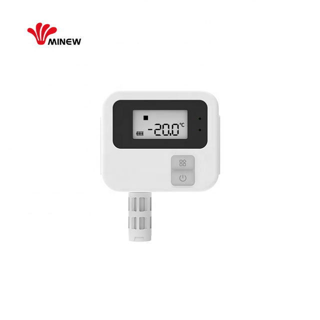 Minew Global Use Bluetooth Temp Sensor Real Time Temperature Data Logger with Humidity and Location Function