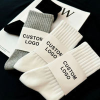Chaussettes de sport épaisses personnalisées à faible MOQ, logo personnalisé, haute qualité