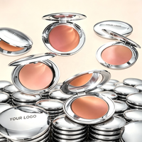 Fard à joues personnalisé en poudre OEM ODM, marque privée, végétalien, scintillant, bronzer, poudre pour les joues, maquillage mat, palette de fard à joues