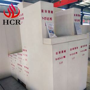 <span class=keywords><strong>Ladrillo</strong></span> <span class=keywords><strong>refractario</strong></span> de agujero de perro AZS 33 fundido, excelente resistencia a la erosión para horno de vidrio - Product Image 3