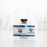 Etiquetas de Viales de 3ml, 5ml, 7ml y 10ml con Logotipo Personalizado, Impresión de Péptidos, Resistentes al Agua, con UV Localizado, Láser Holográfico y BOPP para Empaque