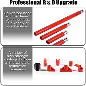 Juego de gato de herramienta de reparación de automóviles portátil multifunción, <span class=keywords><strong>Kit</strong></span> de reparación de marco de carrocería hidráulica de caja roja para reparación de carrocería y Ram - Product Image 5