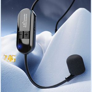 Microphone casque sans fil 2.4G Little Bee Teacher amplificateur microphone audio un à deux écouteurs à condensateur - Product Image 3