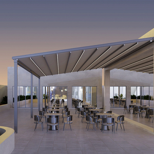 Mái Hiên Nhà Cung Cấp Có Thể Thu Vào Mái Hiên Ngoài Trời Che Nắng Hướng Dẫn Sử Dụng Gấp Đầy Đủ Cassette Hợp Kim Nhôm Mái Hiên Cho Patio Tùy Chỉnh - Product Image 2