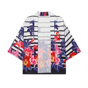 <span class=keywords><strong>YUKATA</strong></span> sur mesure, cardigan Wahuku populaire, impression sublimée 3D, manteaux Happi, kimono japonais pour femmes - Product Image 5
