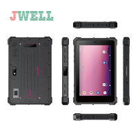 Android 11,0 de 8 pulgadas, 8GB + 64GB, UHF, escáner de código de barras 2D y huellas dactilares, Tablet PC industrial resistente, 700 NITs, resistente Ip68, zona ATEX