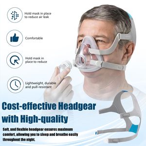 Sangle de remplacement durable et de qualité pour <span class=keywords><strong>masque</strong></span> CPAP, compatible avec <span class=keywords><strong>Resmed</strong></span> <span class=keywords><strong>Airfit</strong></span> Air Touch <span class=keywords><strong>N20</strong></span> - Product Image 2