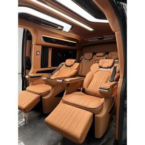 อัพเกรดภายในรถยนต์หรูหรา แบ่งพื้นที่เต็มรูปแบบ พร้อมตกแต่งภายในแบบ VIP สำหรับรถตู้โตโยต้า คอมมิวเตอร์ ไฮเอซ - Product Image 3