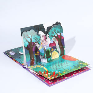 Cutomizaton fabricación a todo Color ambiental soja tinta impresión tablero personalizado solapa libros para niños Pop Up 3D <span class=keywords><strong>libro</strong></span> - Product Image 1