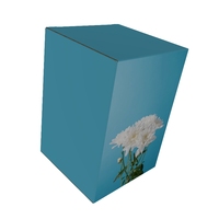 Boîte d'emballage en carton ondulé mat de style dossier pour parfum, huile essentielle, crème pour le visage, soins de la peau, crème pour les yeux, et gaufrage pour cils