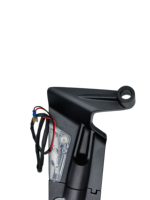 ABYDMOTO Rétroviseur de moto universel en aluminium noir ultra-cool avec boîte pour une conduite plus sûre et un remplacement facile