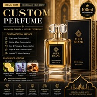 Parfum personnalisé OEM ODM 100ml Eau de Parfum Luxe Arabe Longue Durée Fragrance Marque Privée Bouteille Personnalisée Boîte Logo