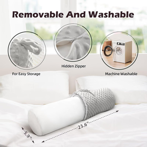 หมอนรองคอเมมโมรี่โฟมขนาดใหญ่ 24 นิ้ว สำหรับบรรเทาอาการปวดคอ เอว และขา - Product Image 2