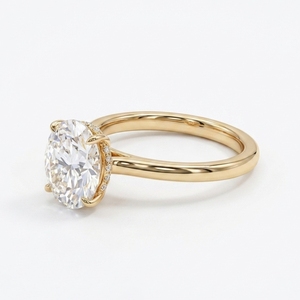 Bague <span class=keywords><strong>Solitaire</strong></span> en Moissanite 1 carat, Certifiée GRA, Moissanite VVS, Bague de Fiançailles, Bague de Mariage en Moissanite - Product Image 3