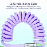 Nuevo cable de datos de carga rápida tipo C 2M 5A trenzado de nailon de aleación de aluminio para iPad Macbook