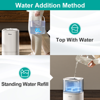 Humidificateurs Deye OEM ODM meilleur diffuseur intelligent d'humidificateur de purificateur d'air pour la maison d'usine