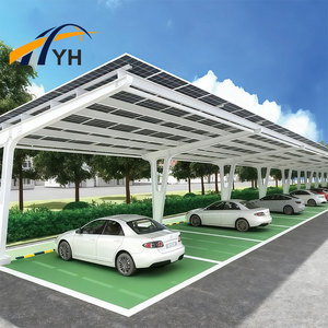 Abri de voiture solaire Acier au carbone Alliage d'aluminium Structures de stationnement étanches <span class=keywords><strong>Panneau</strong></span> de <span class=keywords><strong>parking</strong></span> photovoltaïque Abri de garages Auvents - Product Image 1