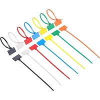 Nylon Marker Attaches De Câble, 250pcs 6 Pouces Auto-Verrouillage Cordon Tags Étiquette du Marqueur avec Écrire sur Câble Tag, Ethernet Fil Zip Cravates Étiquette