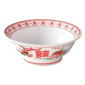 Bol en mélamine Xiangyuan, grand modèle, motif Double Bonheur, pour mariage, soupe de nouilles, usage commercial - Product Image 2