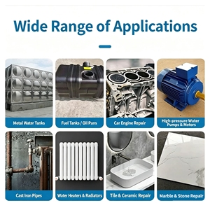 Mastic époxy multi-usages pour acier, agent de <span class=keywords><strong>soudure</strong></span> à <span class=keywords><strong>froid</strong></span>, pâte de réparation métallique antirouille pour la restauration de machines en acier, fer et cuivre - Product Image 4