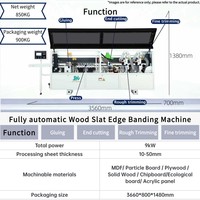 Machine à chantourner les bords en Chine pour le travail du bois, compatible avec le PVC, le contreplaqué, le MDF et le mélaminé, pour bordures en PUR et EVA