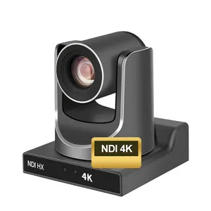 J400 Best Studio Equipment 4K PTZ NDI HX POE 30X 20X Camera SDI HD MI LAN USB vMix OBS IP Joystick videocamera per videoconferenza HD