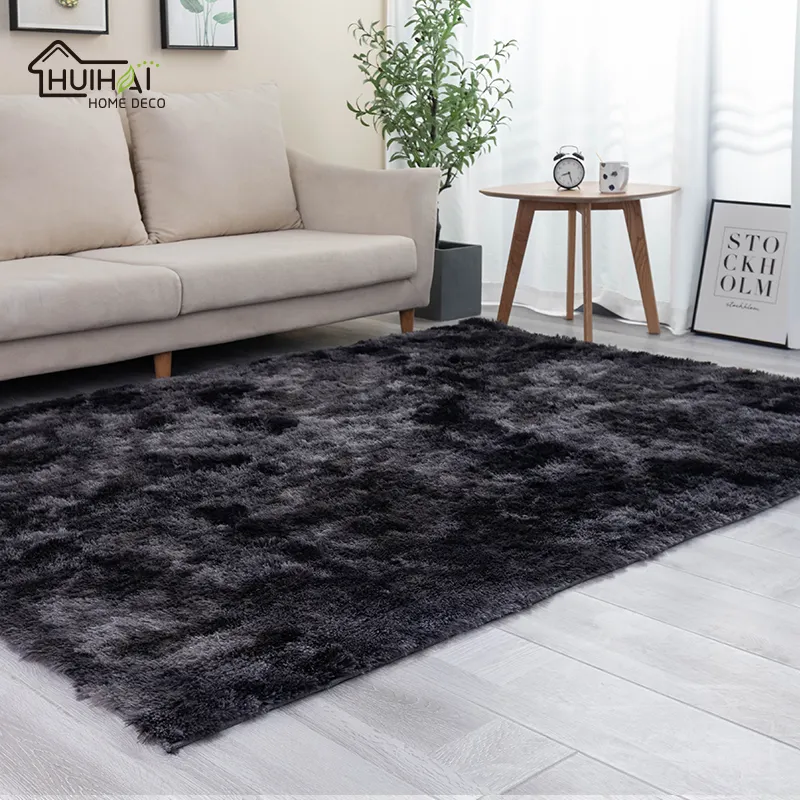 Nouveau tapis Shaggy moderne salon grands tapis lavable bienvenue tapis de sol tapis moelleux tapis Shaggy personnalisé et tapis boîte en Carton