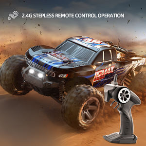 Coche RC con Barra de Ruedas y Faros LED, Escala 1:14, Monster Truck 4x4 con Motor de Escobillas, Control Sincrónico a Escala Completa, Control Remoto de 2.4G, Carrocería de Alta Elasticidad - Product Image 1