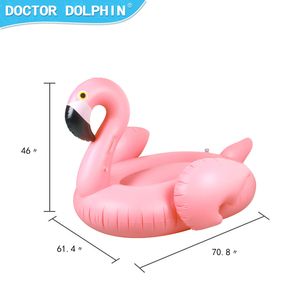 Doctor Dolphin OEM Flotteur de piscine <span class=keywords><strong>gonflable</strong></span> en PVC écologique pour adultes, design <span class=keywords><strong>Flamant</strong></span> <span class=keywords><strong>rose</strong></span>, certifié CE, épaisseur 0,25 mm - Product Image 5