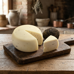 Queso Cottage Italiano Semiduro con Sabor a Trufa Negra, Certificado HACCP, Envasado al Vacío para Servicios de Alimentación - Product Image 3