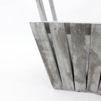Panier blanc à manche en bois, produits de qualité supérieure, fait à la main, courses pour fruits, coffret cadeau, nouveauté