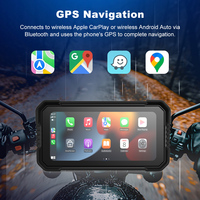 Nueva Pantalla Android de 6 Pulgadas para Motocicleta, Resistente al Agua IP67, Actualización OTA, 8 Núcleos, GPS, BT, WIFI, 4G, DVR, TPMS, Navegación, Android Auto, CarPlay