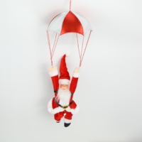 Jouet de Noël Électrique Père Noël Animé, Alimenté par Piles, en Plastique, Musical, Décoration Intérieure Classique