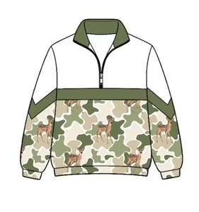 Conjunto de Ropa para Niñas, Camiseta de Manga Larga con Estampado de Ciervo, Pantalones, Estilo Militar, Traje de Caza - Product Image 6