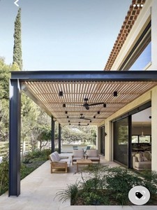 <span class=keywords><strong>Abri</strong></span> extérieur en aluminium réglable électriquement <span class=keywords><strong>pour</strong></span> <span class=keywords><strong>spa</strong></span>, option murale disponible, pergola en aluminium résistante aux charges <span class=keywords><strong>de</strong></span> neige - Product Image 1