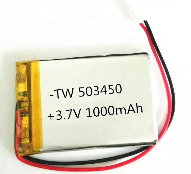 Качественная перезаряжаемая литий-полимерная батарея 503450 3,7 в 1000 мАч для MP3, цифровой продукт, литий-полимерная батарея