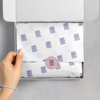 Boîte d'expédition personnalisée avec logo pour vêtements, chaussures, cadeaux, avec carte de remerciement, papier de soie et autocollant